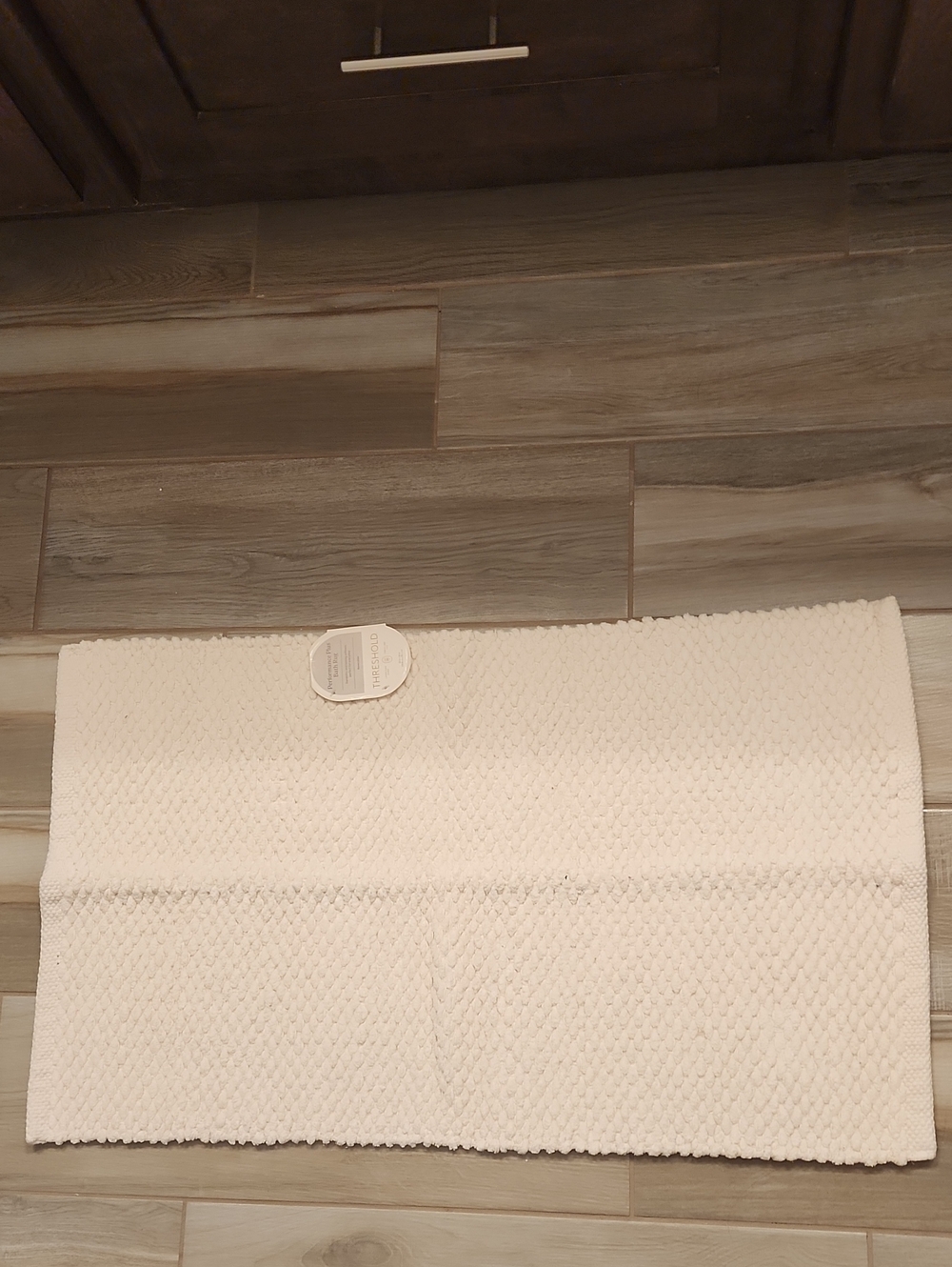 NWT Threshold Performance Plus Bath Rug 20x30 Cream